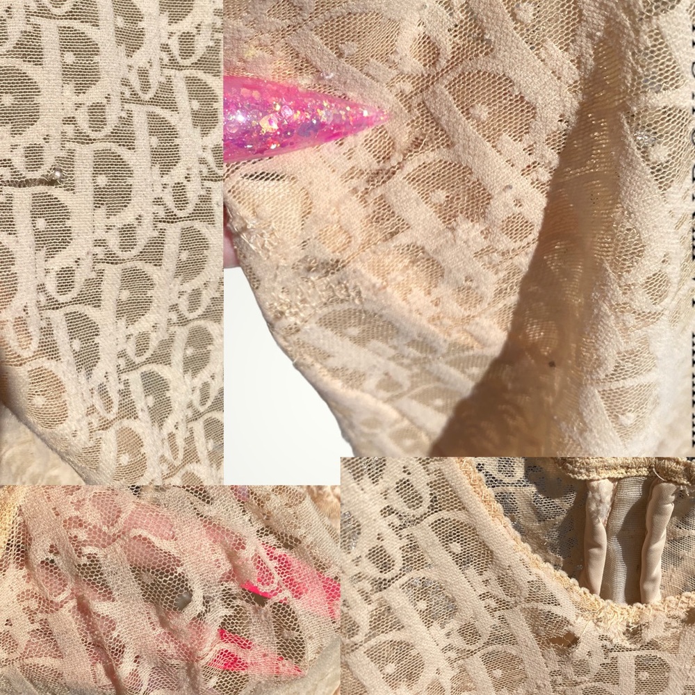 SOLD π£ Dior Trotter Monogram Christian Dior Bodysuit - Picture 5 of 7